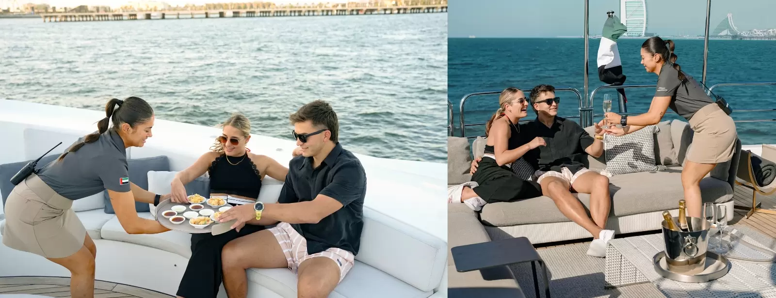Sunseeker Superyacht Experience with Gourmet Dining,Premium Drinks & Live Music