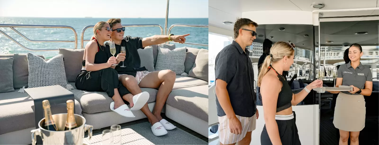 Sunseeker Superyacht Experience with Gourmet Dining,Premium Drinks & Live Music