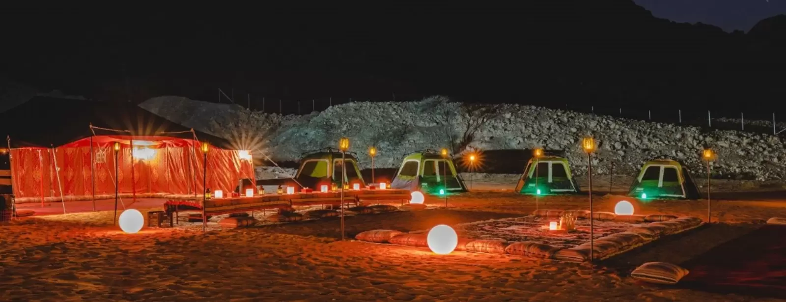 Mleiha Overnight Camping -  Panoramic Lounge