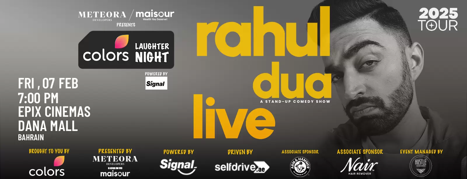 Colors Laughter Night ft. Rahul Dua in BAHRAIN