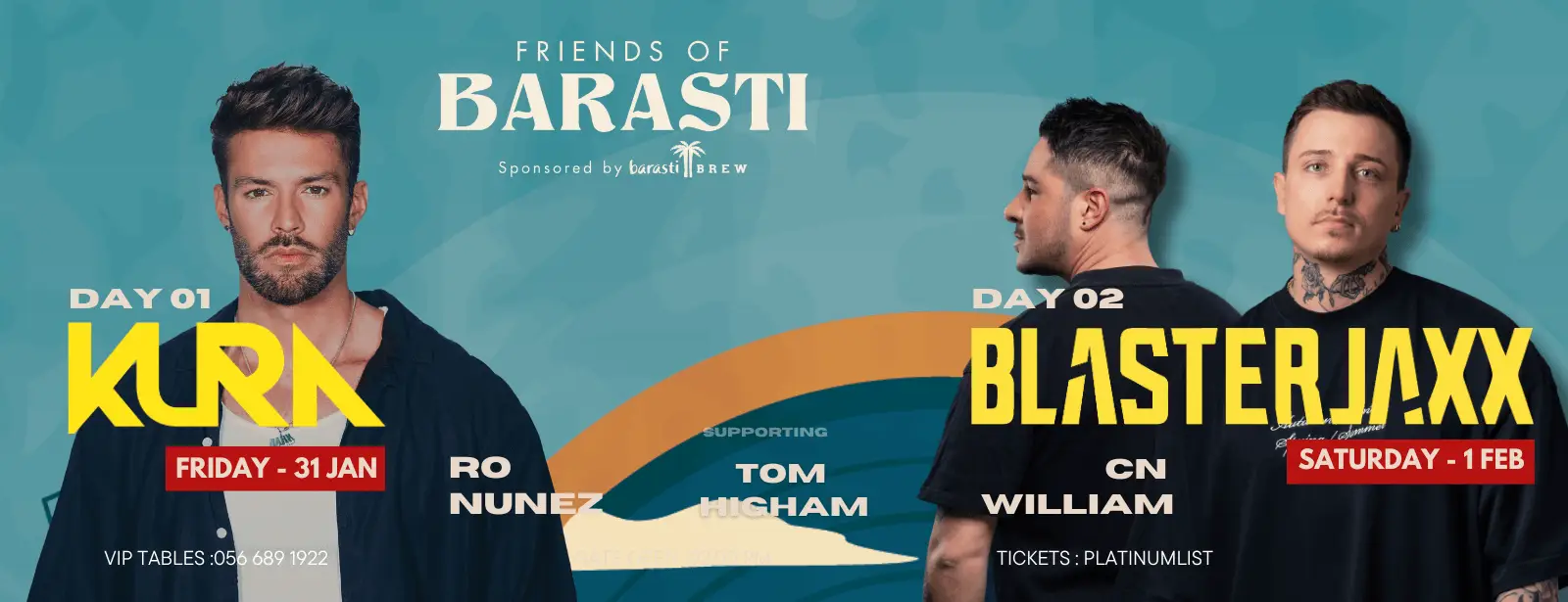 Friends of Barasti Weekend Beach Music Festival in Dubai
