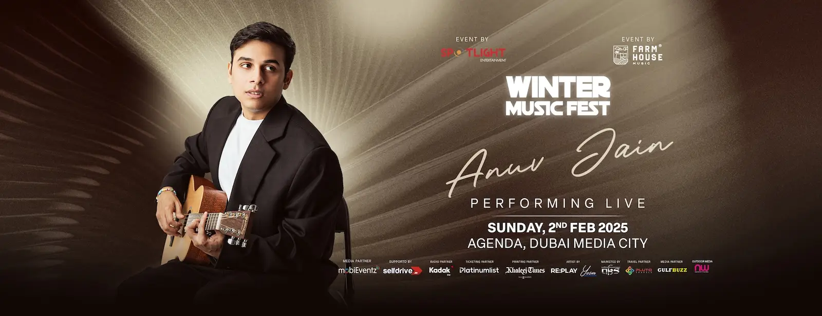 Anuv Jain live in Dubai at The Agenda , Dubai Media City
