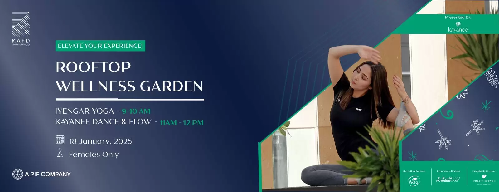 Rooftop Wellness Garden at KAFD in Riyadh