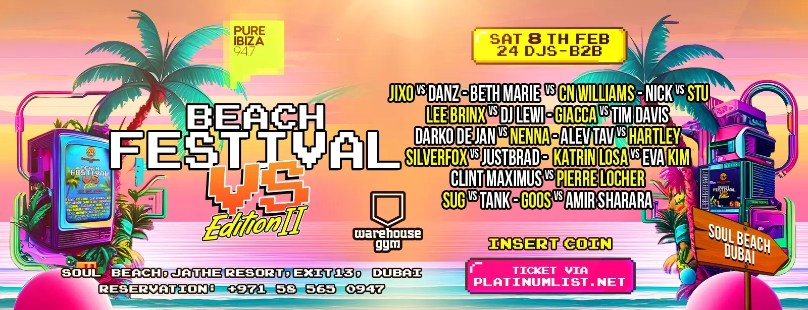 Pure Ibiza 94.7 Beach Festival in Dubai