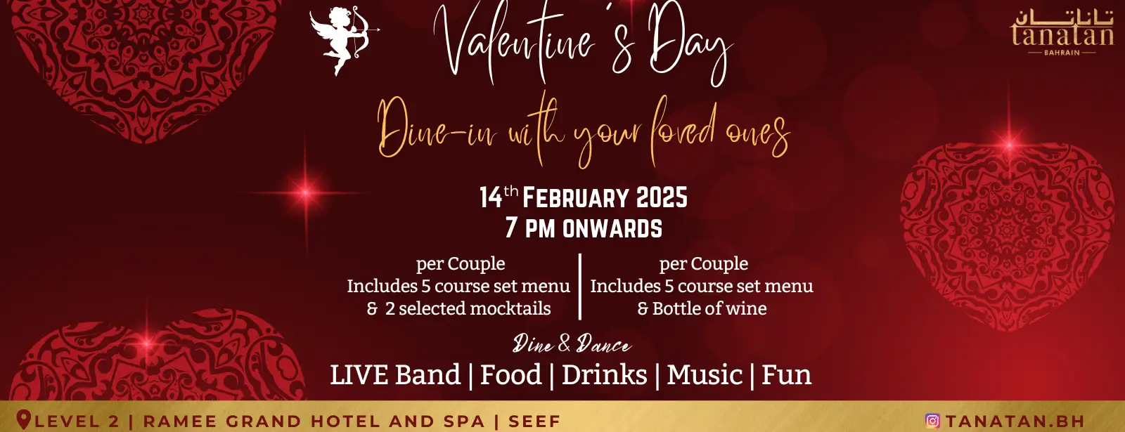Valentine's Day at Tantan - Ramee Grand Hotel