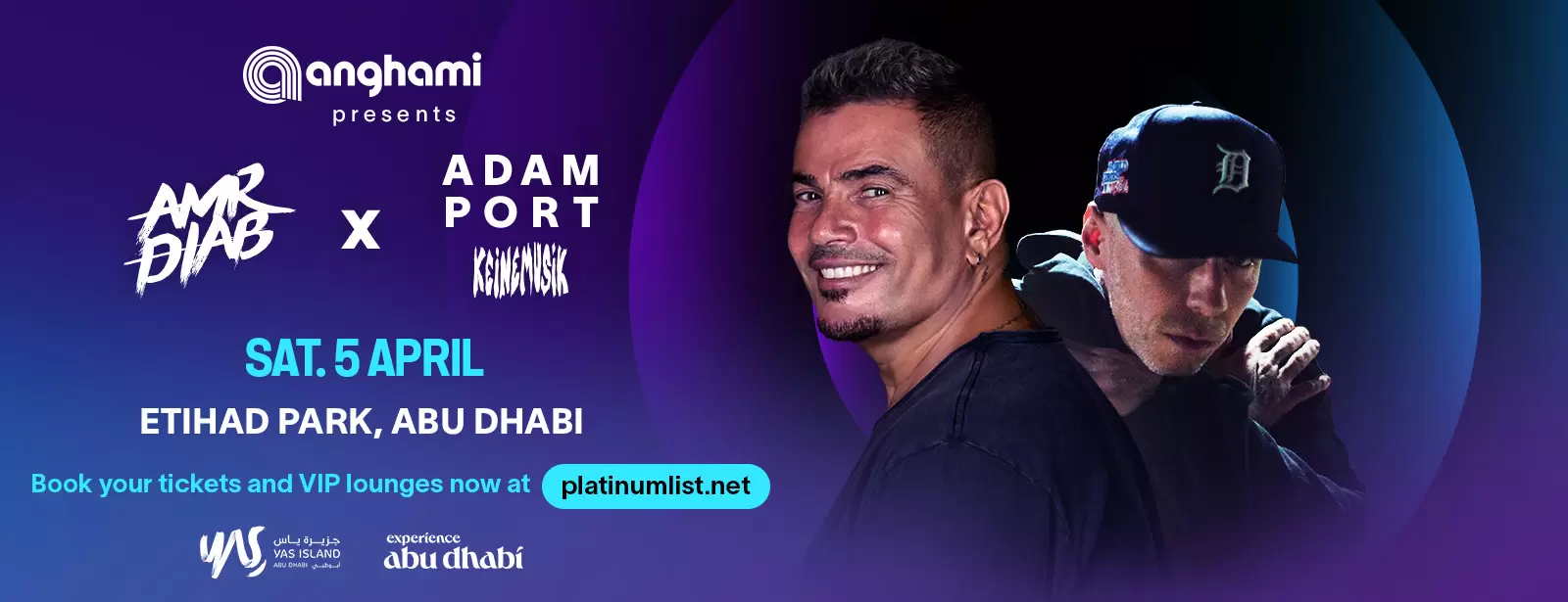 Amr Diab X Adam Port in Abu Dhabi
