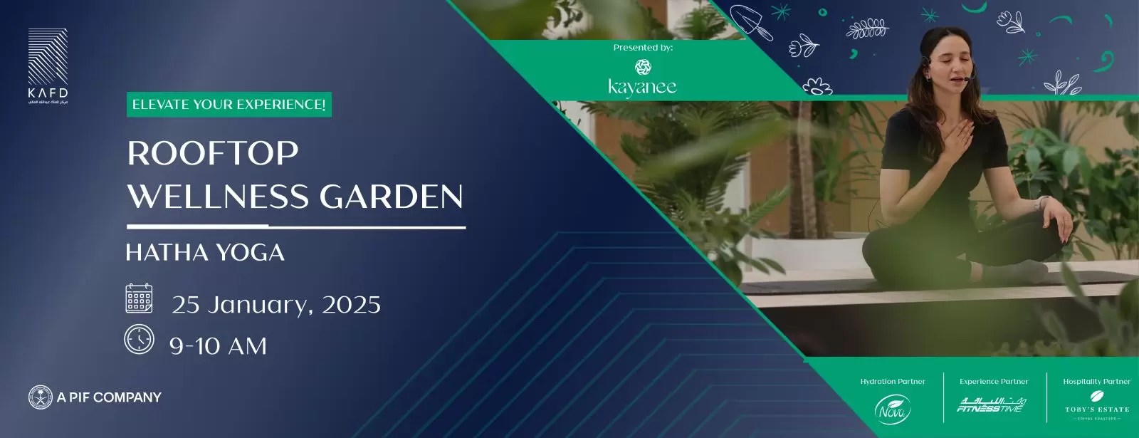 Rooftop Wellness Garden at KAFD in Riyadh