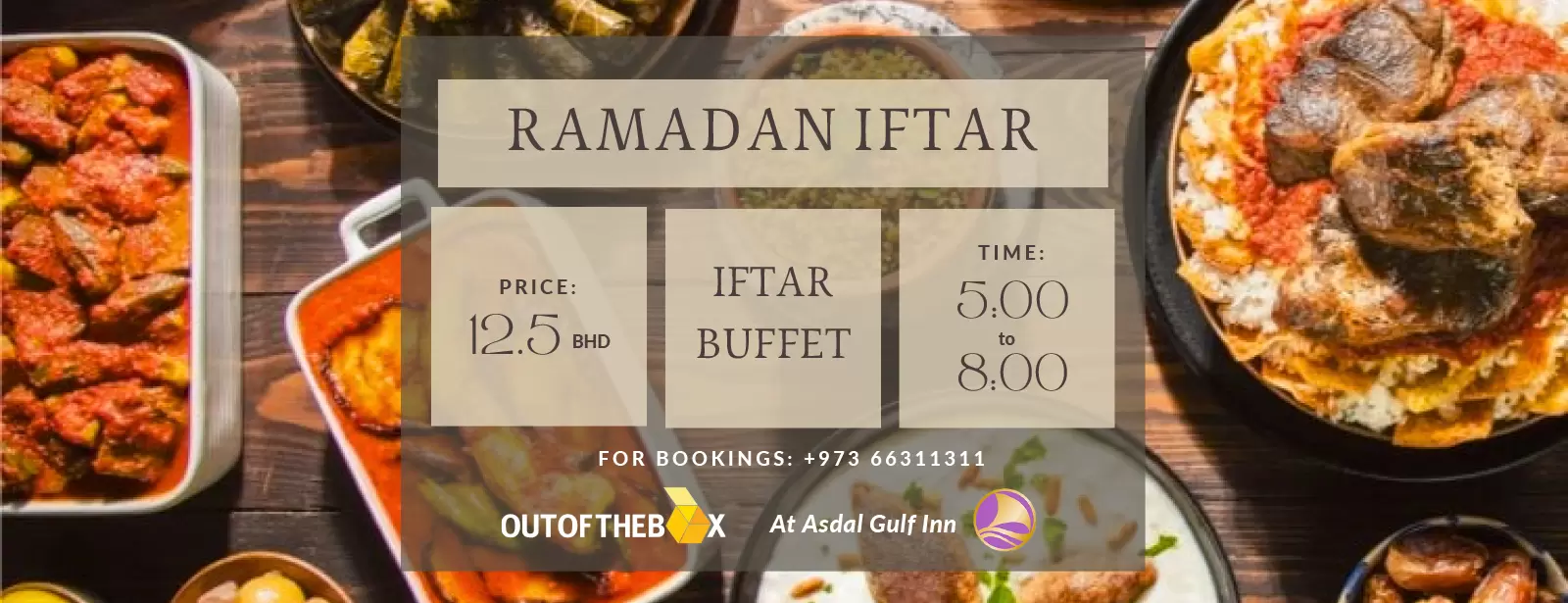 Ramadan Iftar Buffet at Gulf Asdal Hotel, Seef