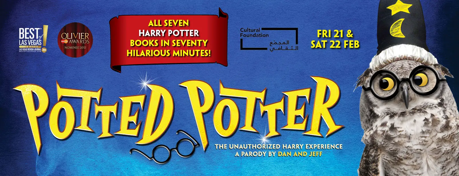 Potted Potter Live at Cultural Foundation in Abu Dhabi