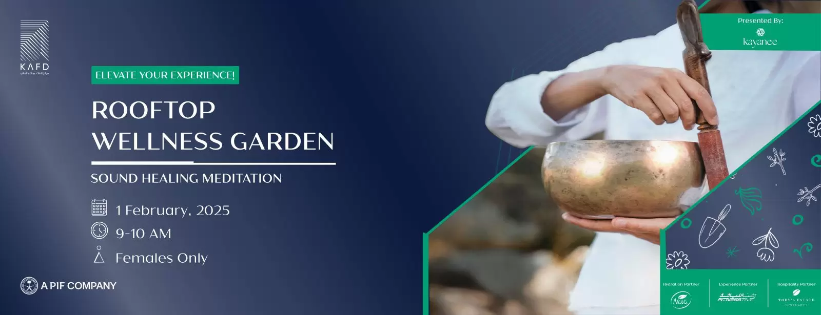 Rooftop Wellness Garden at KAFD in Riyadh