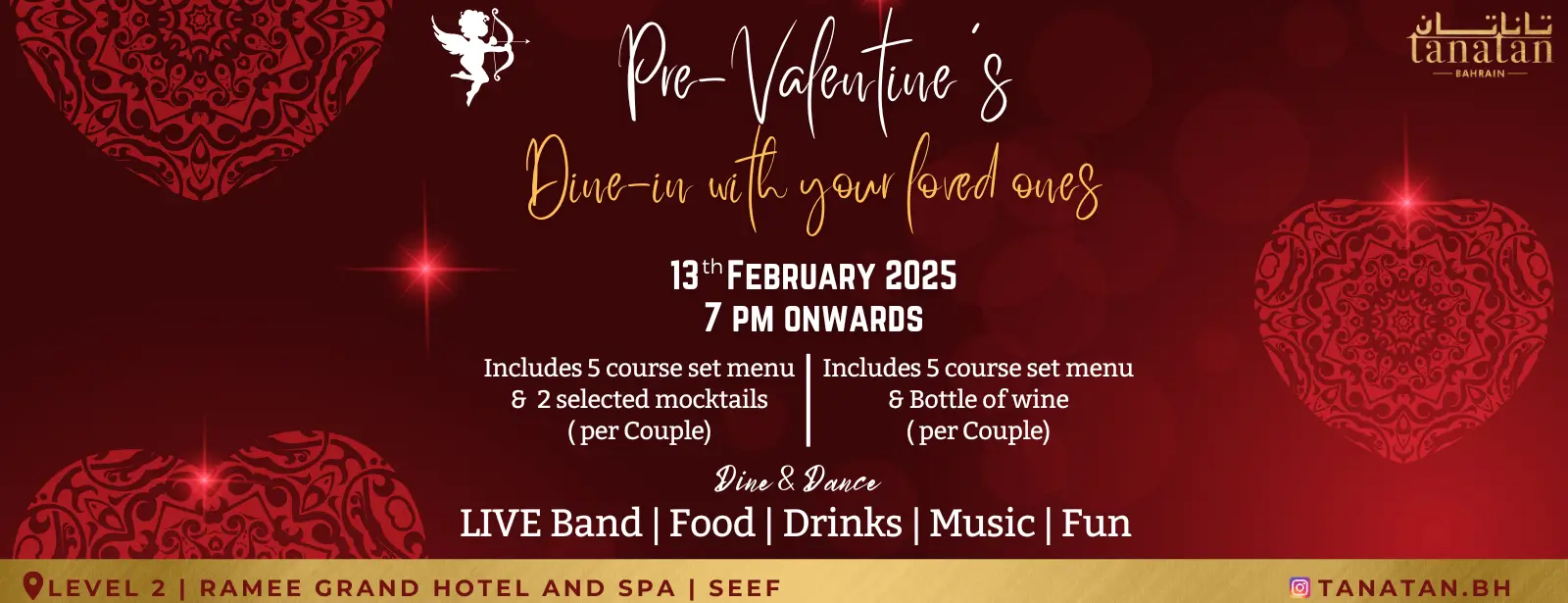 Pre-Valentine's Day at Tanatan - Ramee Grand Hotel