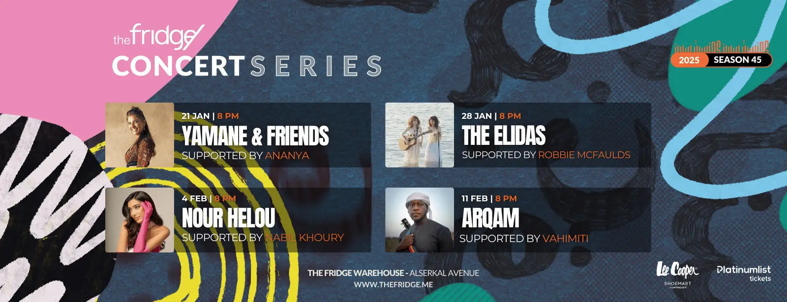 The Fridge Concert Series Season 45 in Dubai