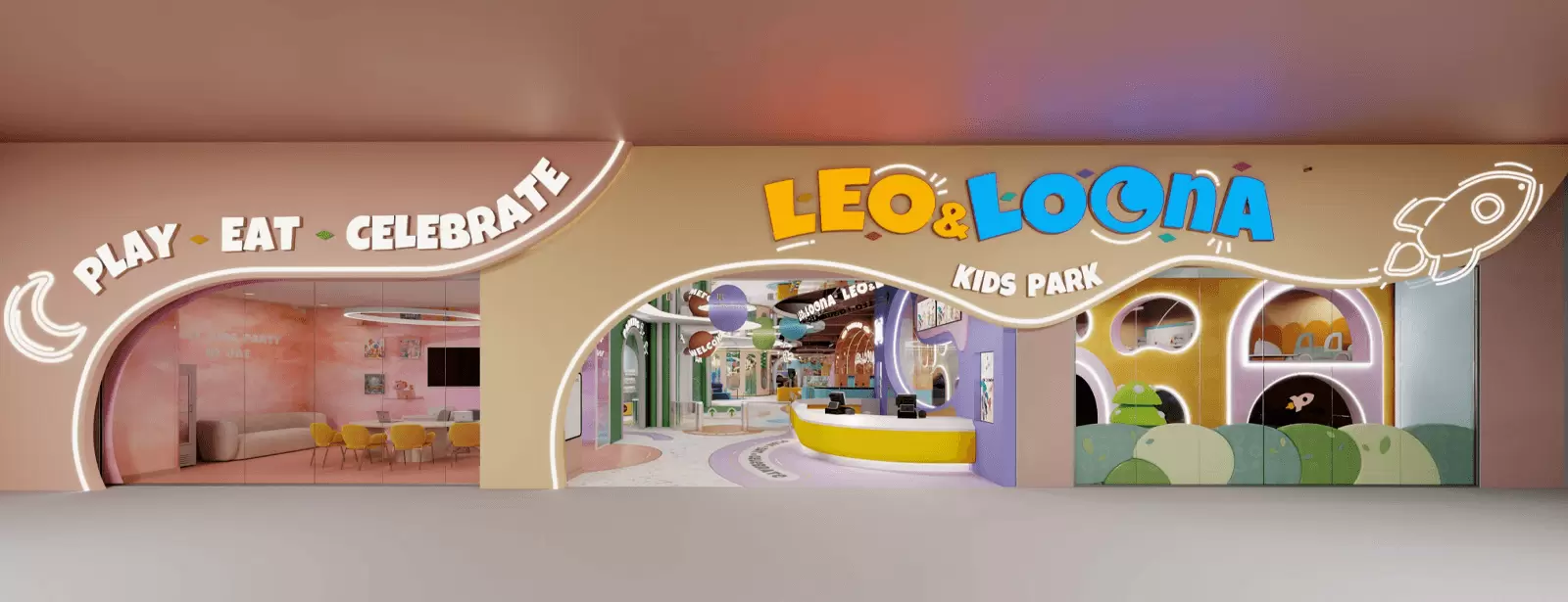 Leo and Loona Kids Park and Restaurant Yas Mall