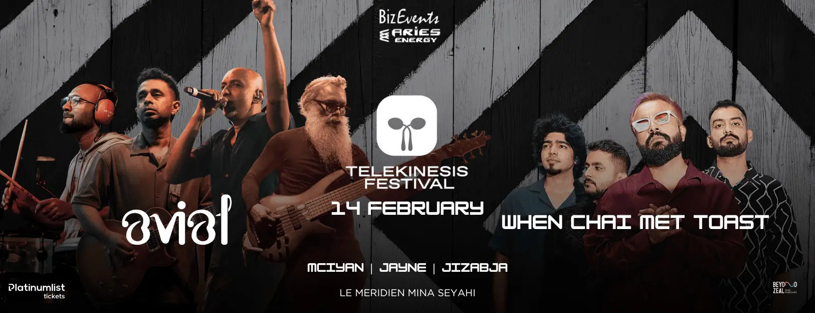 Telekinesis at Barasti Beach in Dubai