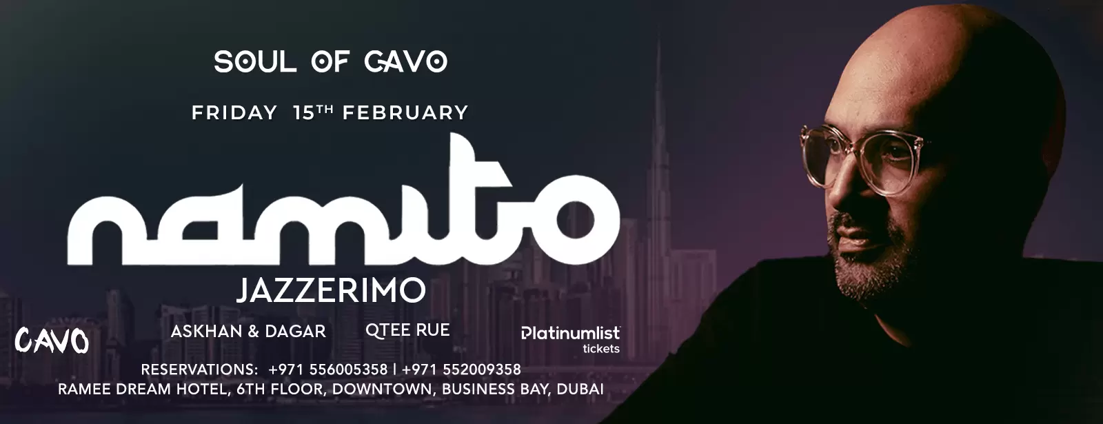Soul of Cavo Presents Namito Live in Dubai