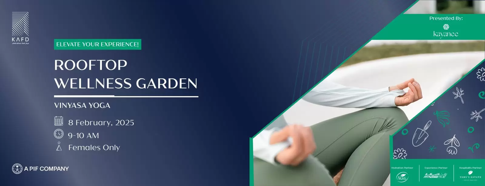 Rooftop Wellness Garden at KAFD in Riyadh