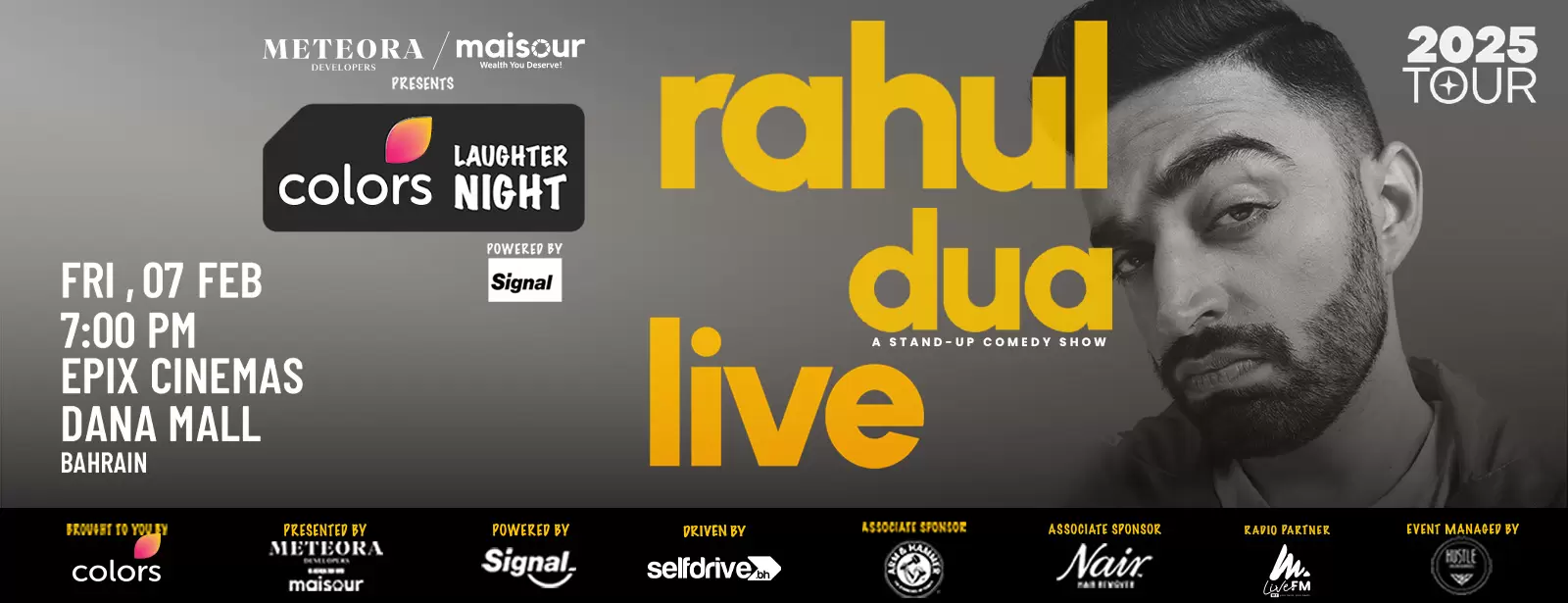 Colors Laughter Night ft. Rahul Dua in BAHRAIN