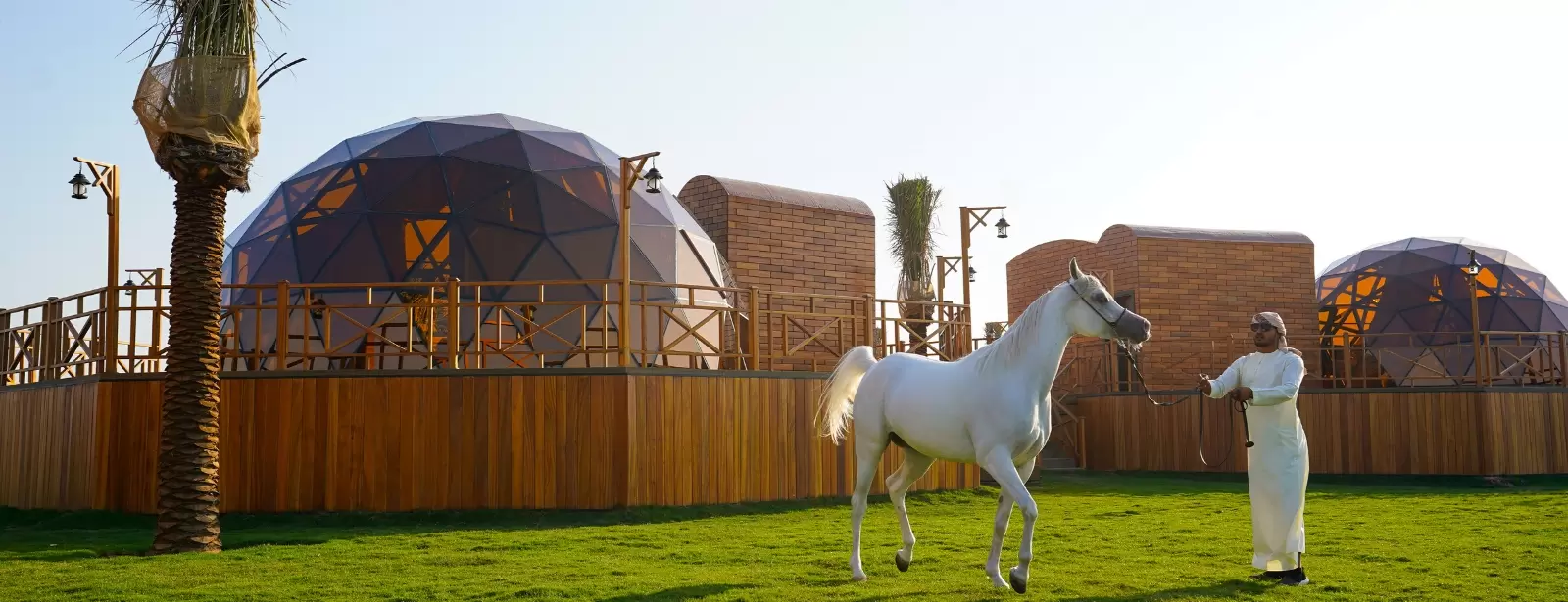 Al Marmoom Domes Desert Glamping & Dining experience in Dubai