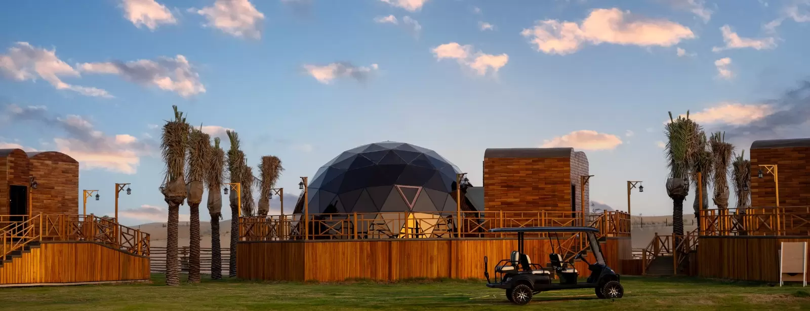Al Marmoom Domes Desert Glamping & Dining experience in Dubai