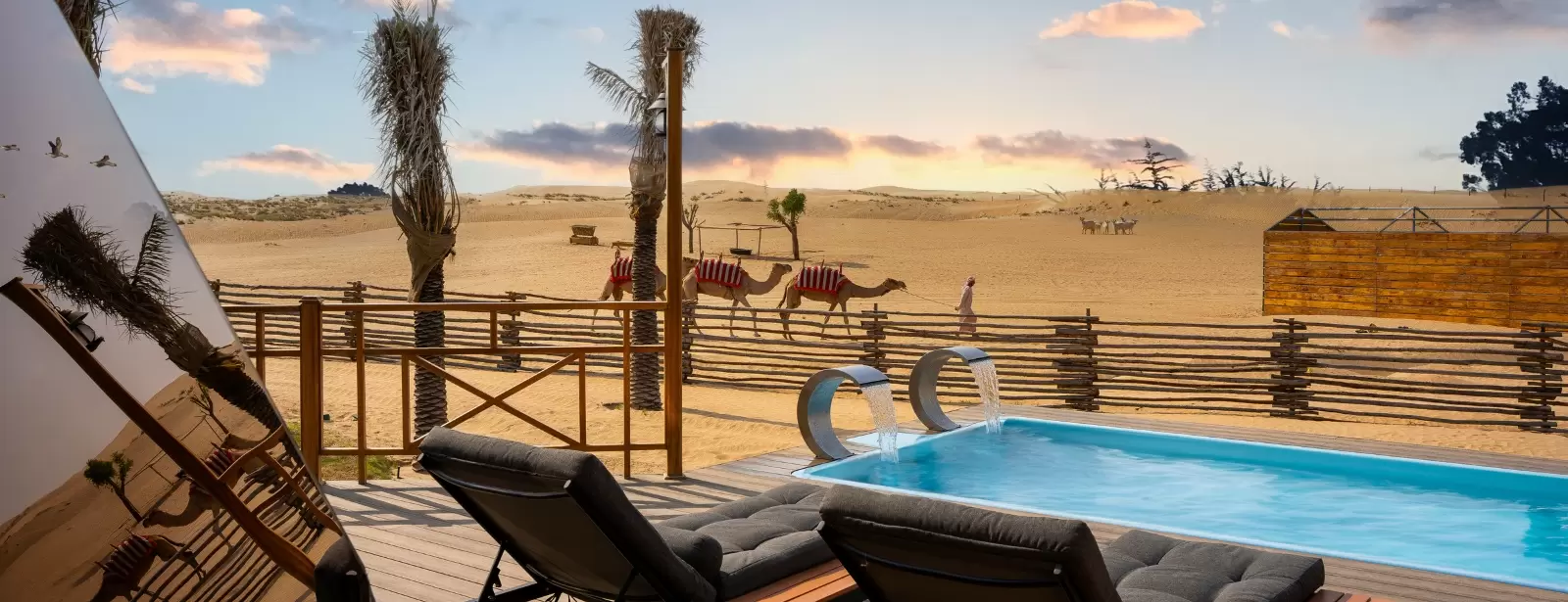 Al Marmoom Domes Desert Glamping & Dining experience in Dubai