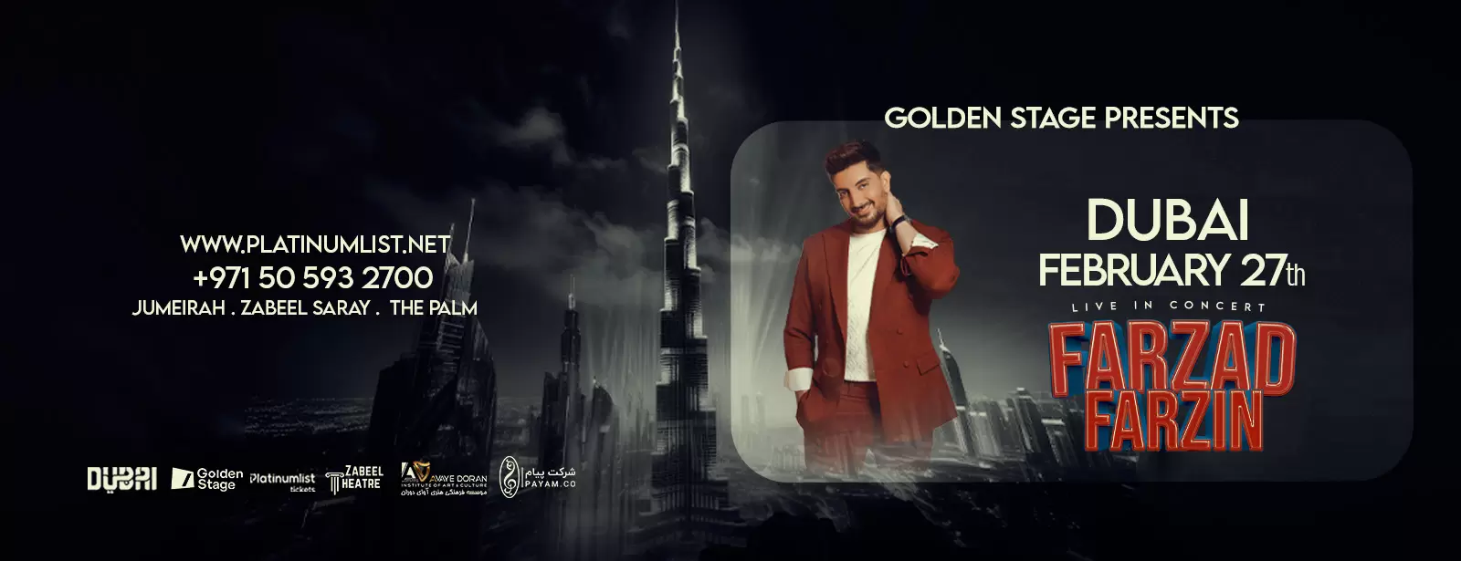 Farzad Farzin Live at Zabeel Theatre in Dubai