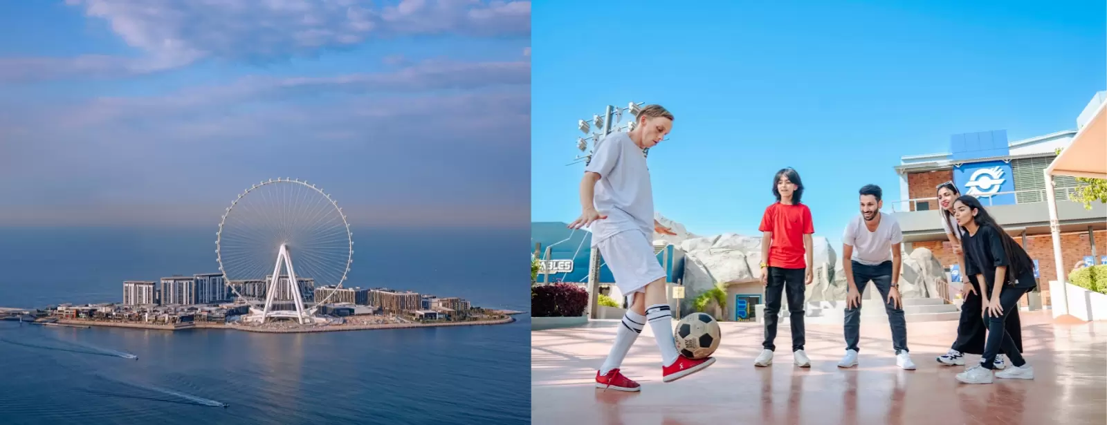 Combo: Ain Dubai + Real Madrid World