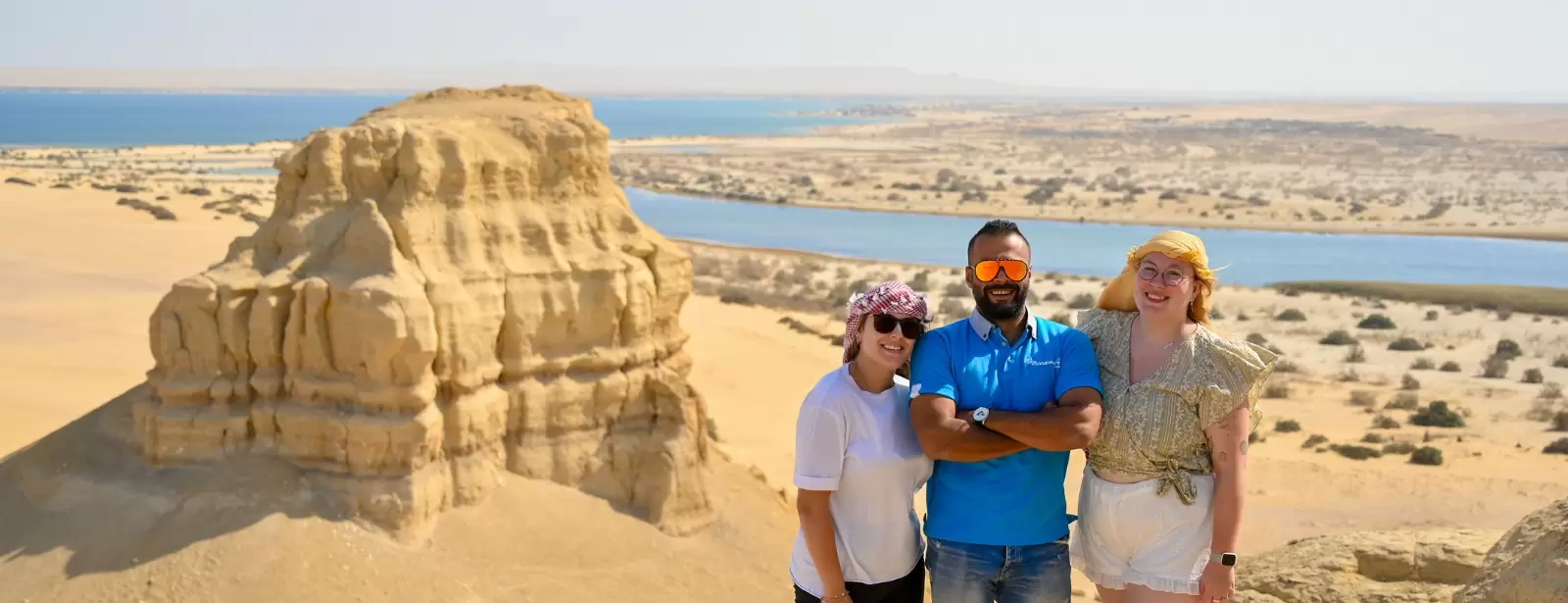 From Cairo: 4x4 Desert Safari with Sandboarding, Camel Ride, Magic Lake, and Lunch