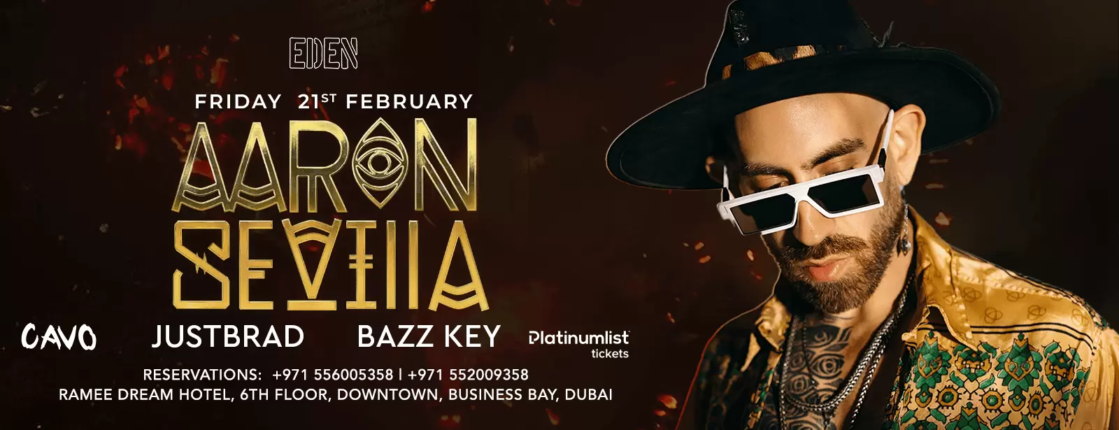 Eden Presents DJ Aaron Sevilla Live in Dubai