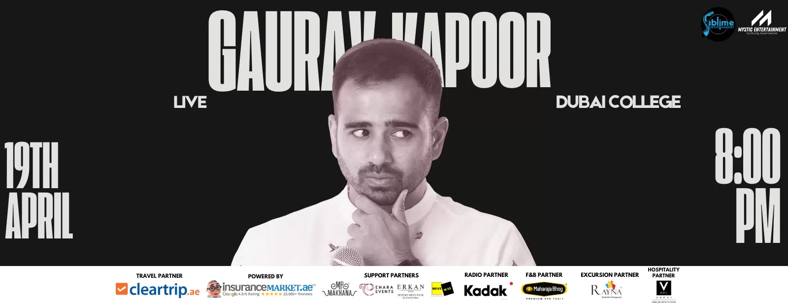 Gaurav Kapoor Live in Dubai