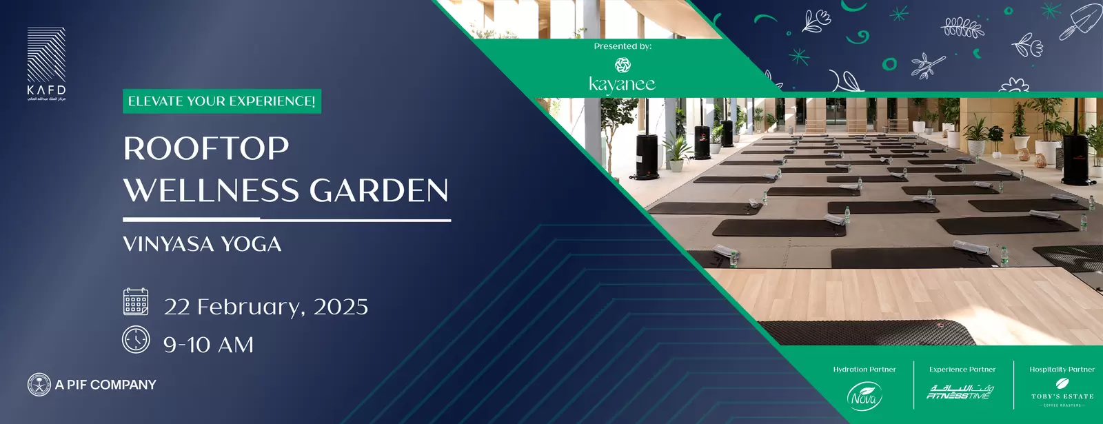 Rooftop Wellness Garden at KAFD in Riyadh