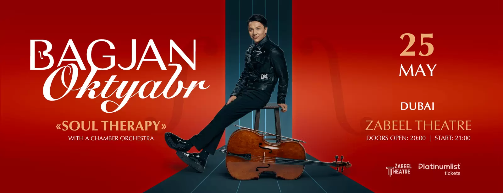 Bagjan Oktyabr with Concert Program "Soul Therapy" at Zabeel Theatre in Dubai
