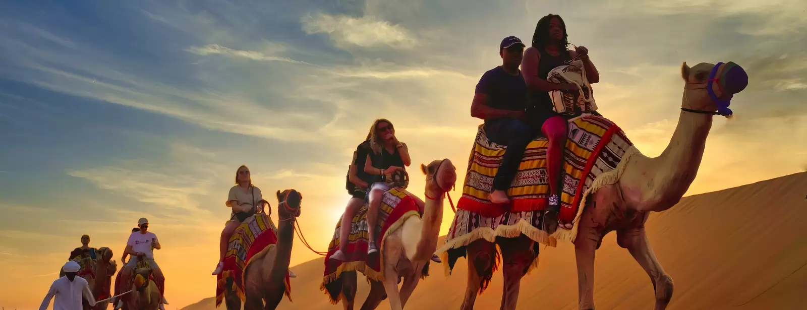 Premium Red Dunes Safari with Camel Ride & 3 Cuisines at Al Khayma Camp