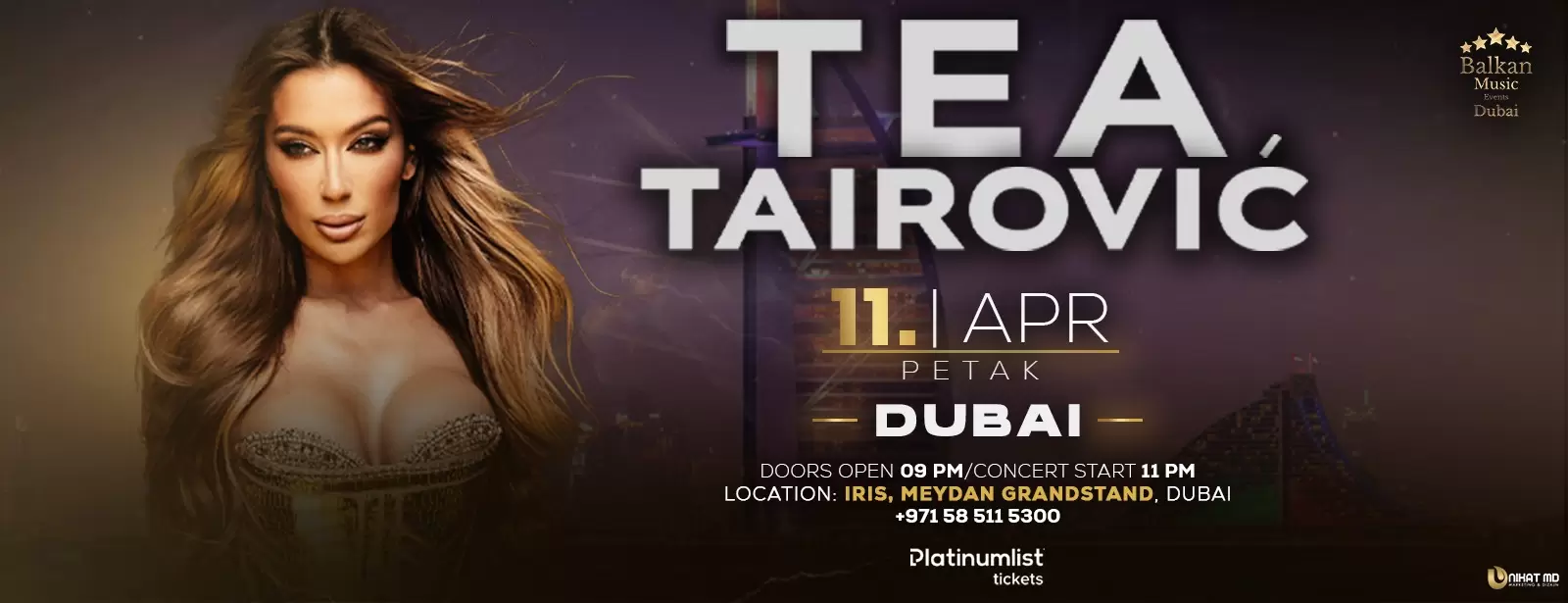 Tea Tairović Live at Iris in Dubai