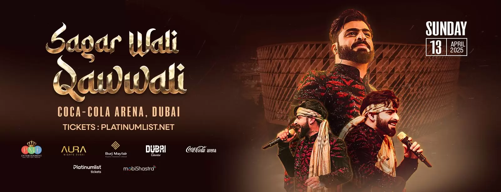 Sagar Wali Qawwali Live at Coca-Cola Arena in Dubai