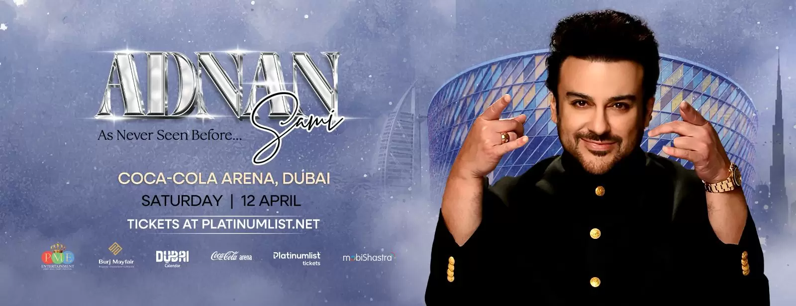 Adnan Sami Live at Coca-Cola Arena in Dubai