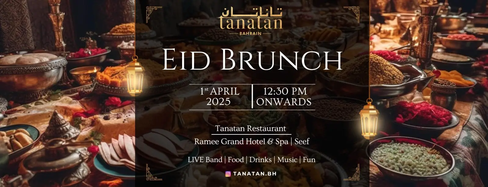 Eid Brunch at Tanatan - Ramee Grand Hotel