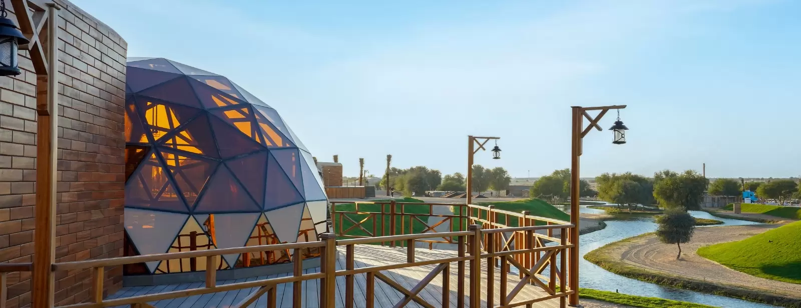 Al Marmoom Domes Desert Glamping & Dining experience in Dubai