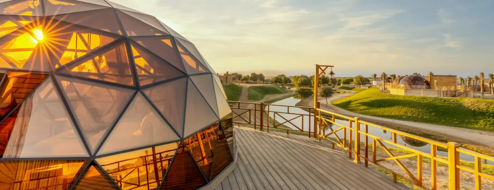Al Marmoom Domes Desert Glamping & Dining experience in Dubai