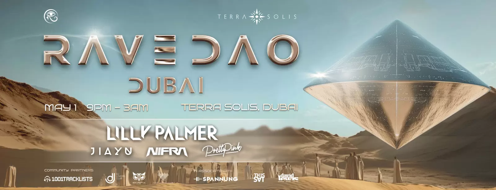 RaveDAO presents Lilly Palmer, Pretty Pink & NIFRA at Terra Solis Dubai