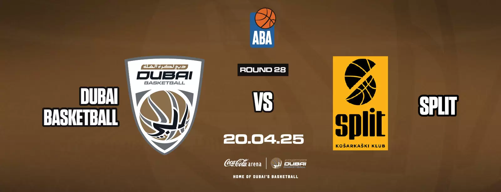 Dubai Basketball vs Split at Coca-Cola Arena in Dubai