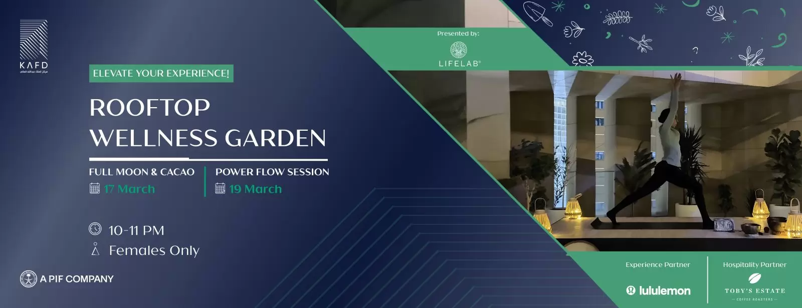 Rooftop Wellness Garden at KAFD in Riyadh
