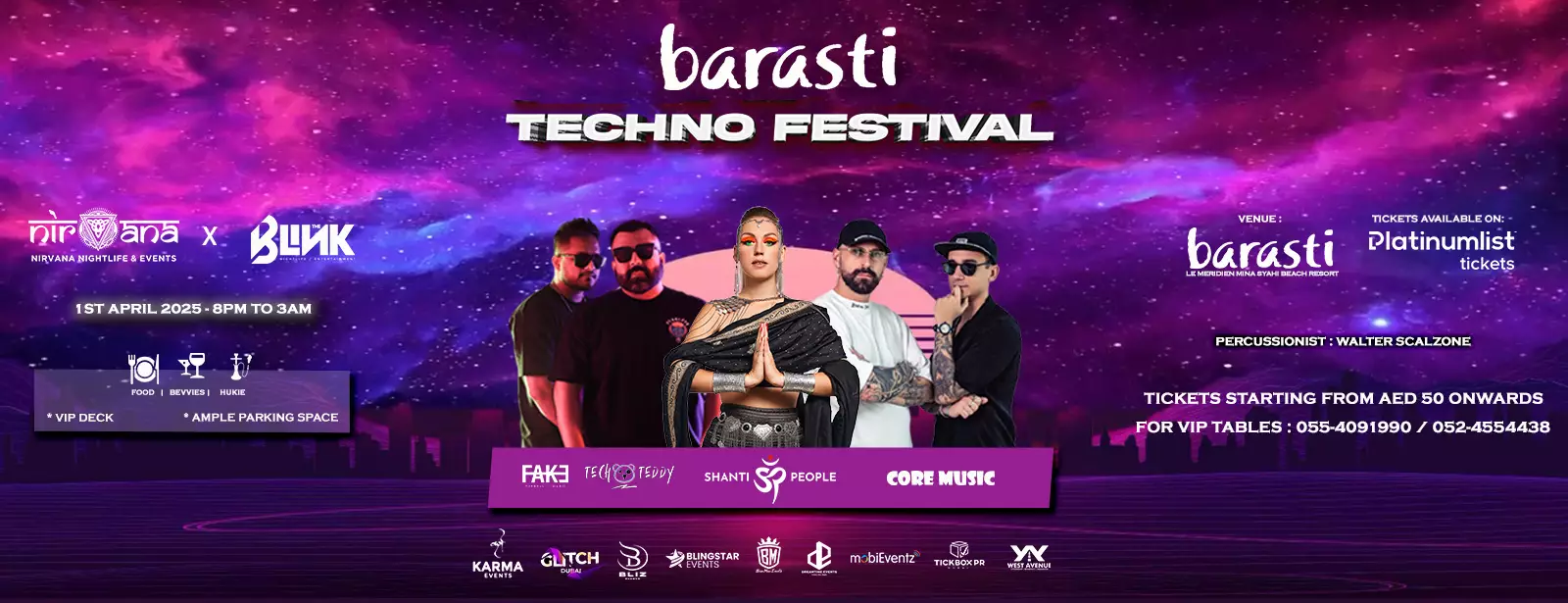 Color Festival 2025 at Barasti Beach in Dubai