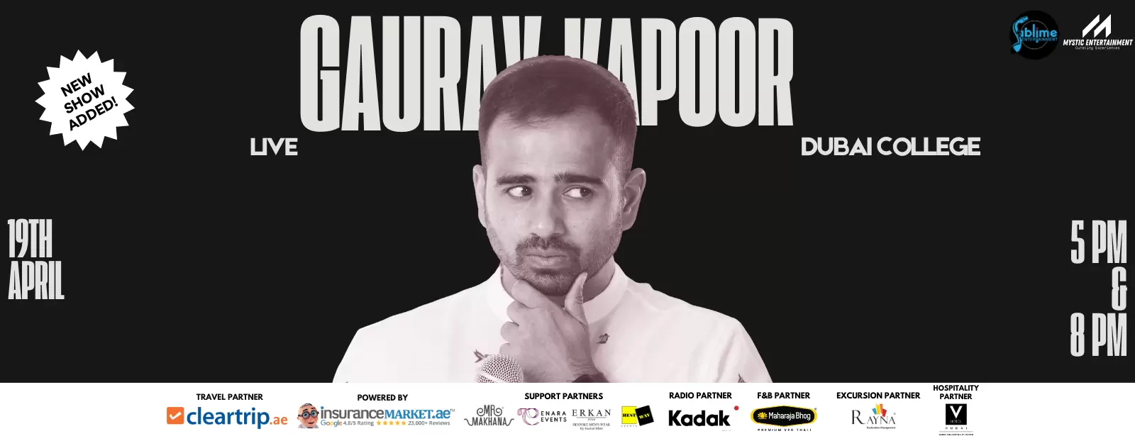 Gaurav Kapoor Live in Dubai