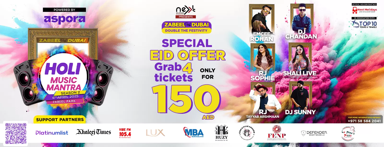 Holi Music Mantra Season 2 at Zabeel Park Amphitheater in Dubai
