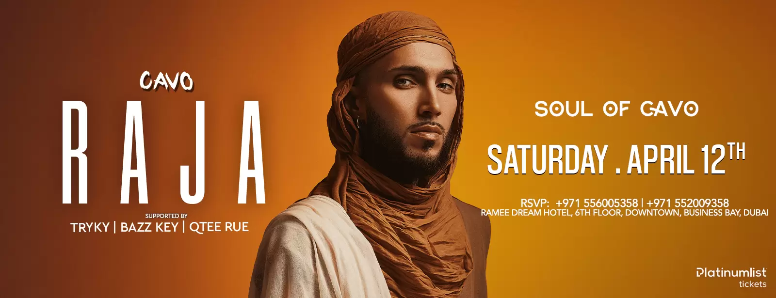 Soul of Cavo Presents Raja Live in Dubai
