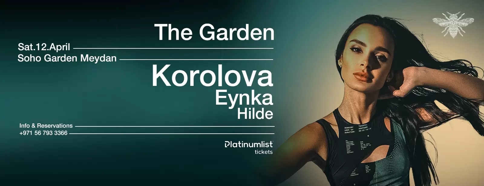 Korolova at Soho Garden Meydan in Dubai
