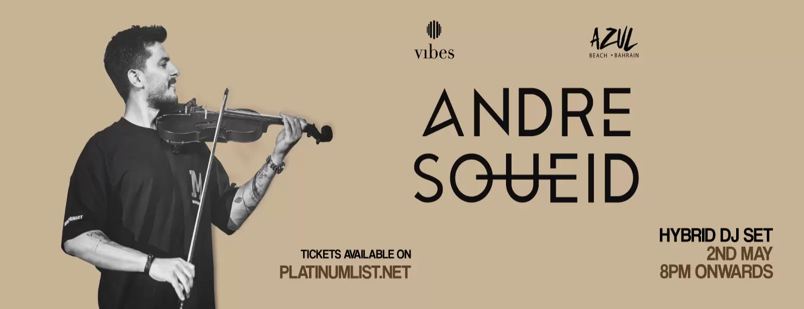 Andre Soueid Live At Azul Beach, Bahrain