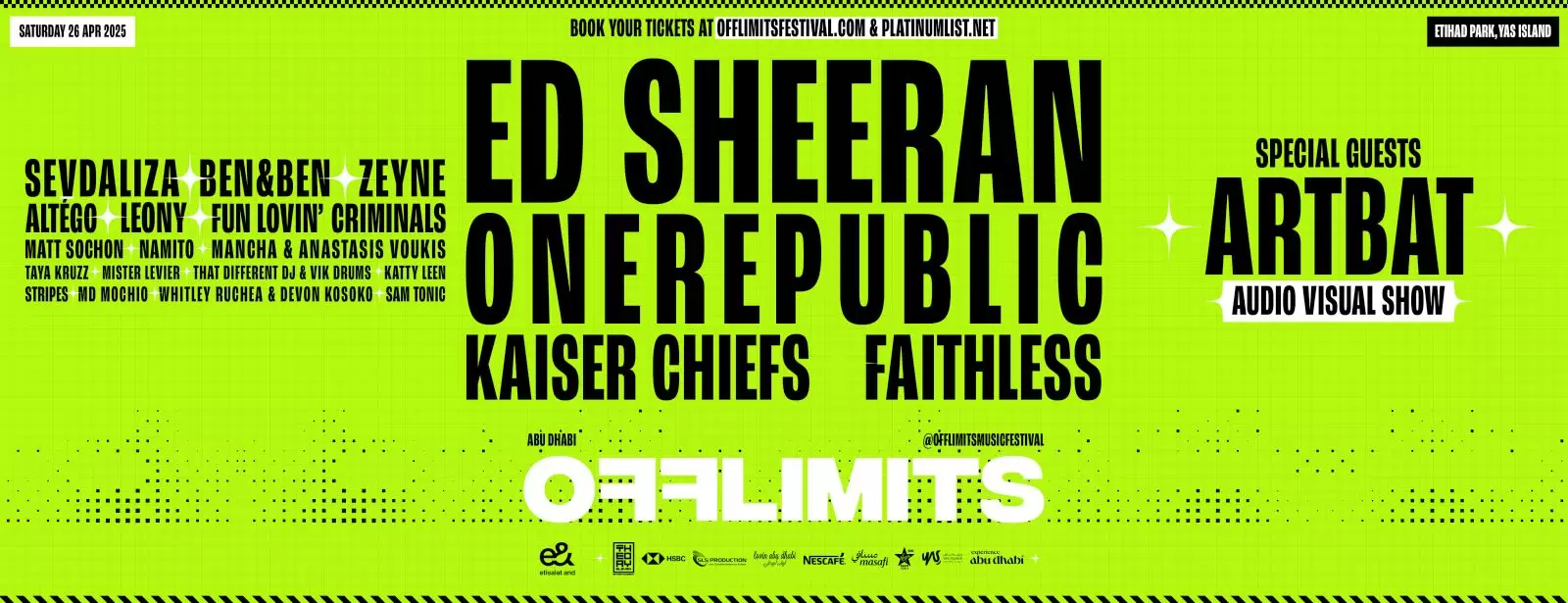 OFFLIMITS Music Festival - Headlining Ed Sheeran