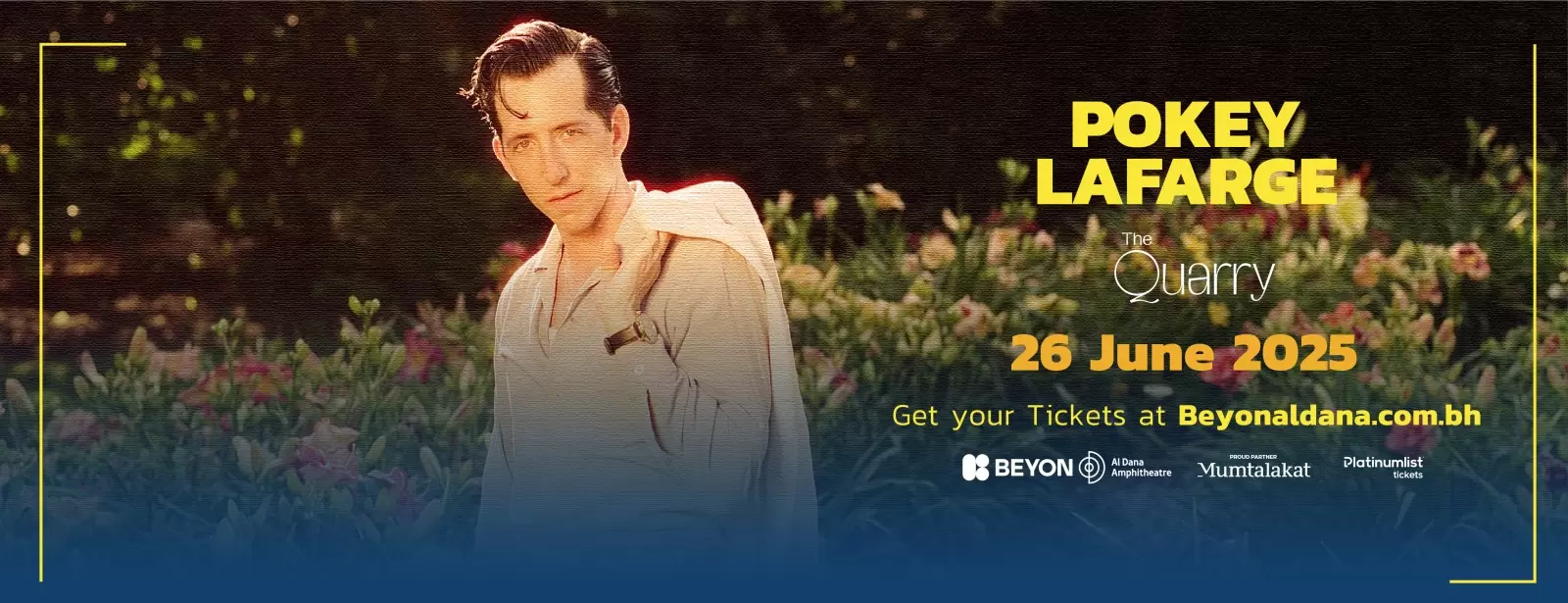 Pokey LaFarge at The Quarry, Beyon Al Dana Amphitheatre, Bahrain
