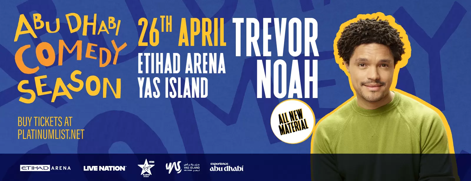 Trevor Noah at Etihad Arena in Abu Dhabi